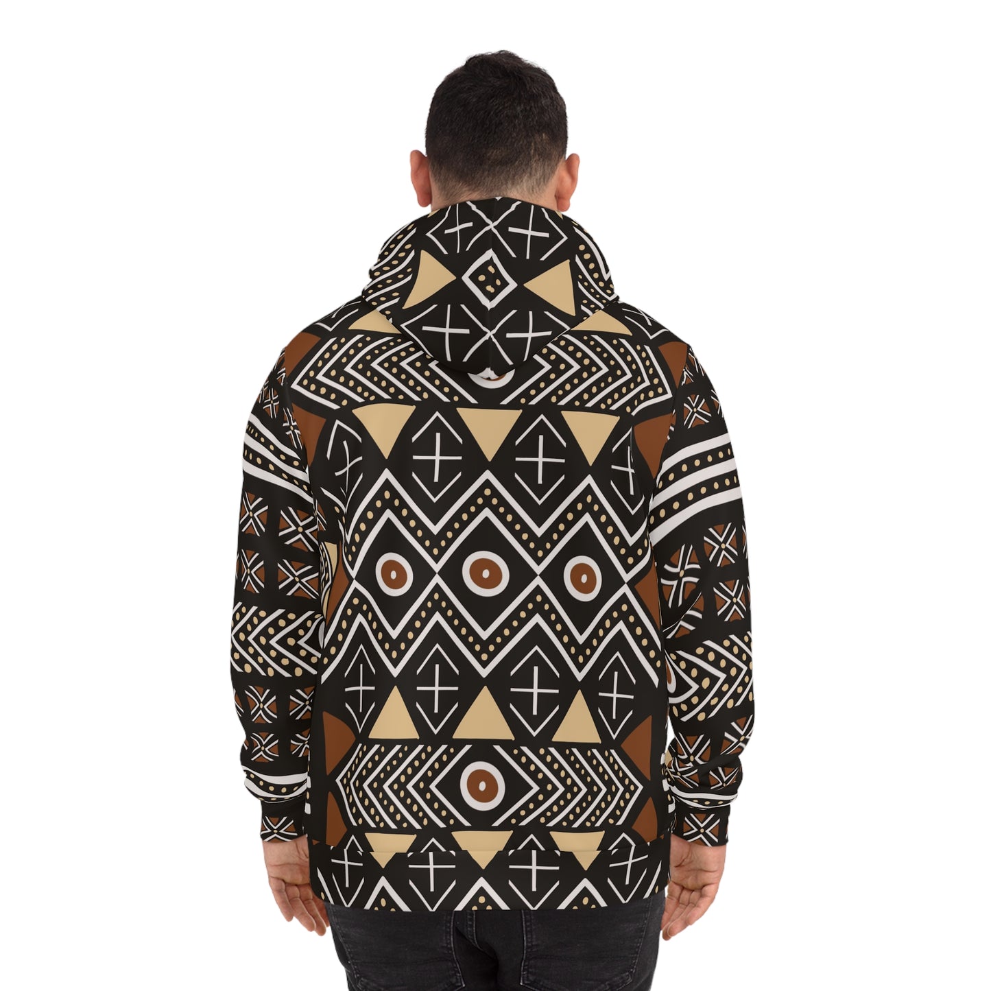 Bogolan African Motif "Public Victory" Hoodie