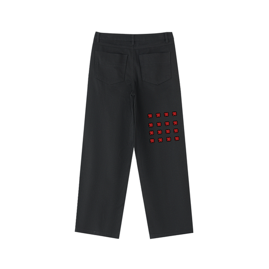 Heavyweight Cotton Straight-Leg Pants
